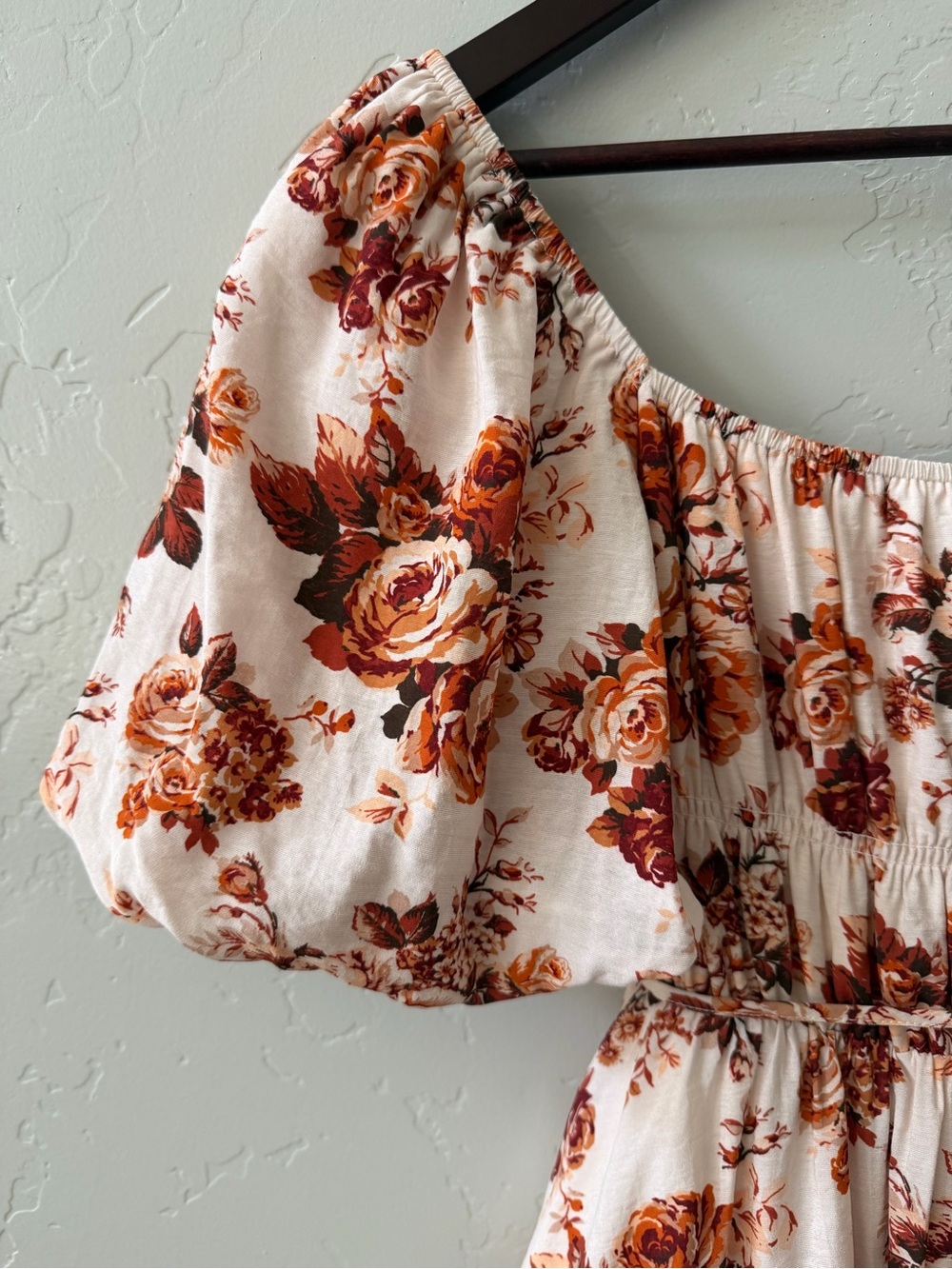 Altar'd State MINLYN Floral Puff Sleeve Mini Dress Size S Cottagecore Coquette - Picture 6 of 13